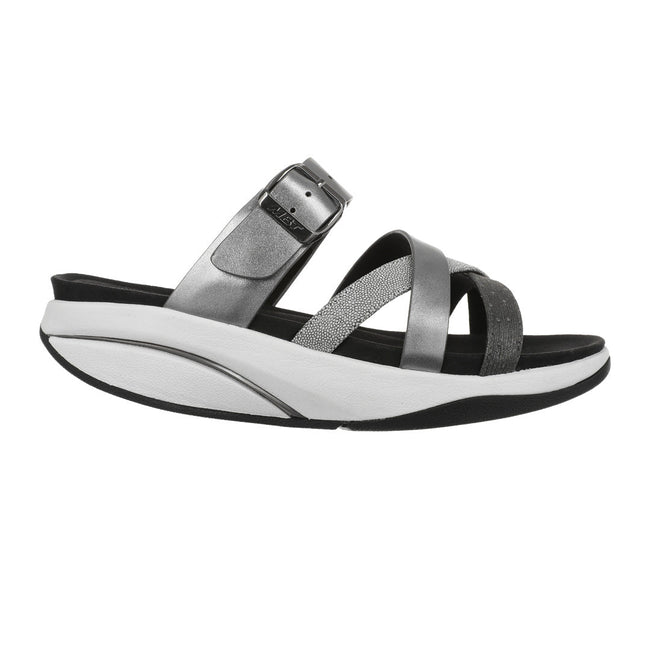 MBT Fasi Gun Metal Sandal Dam - Strl 39 & 41