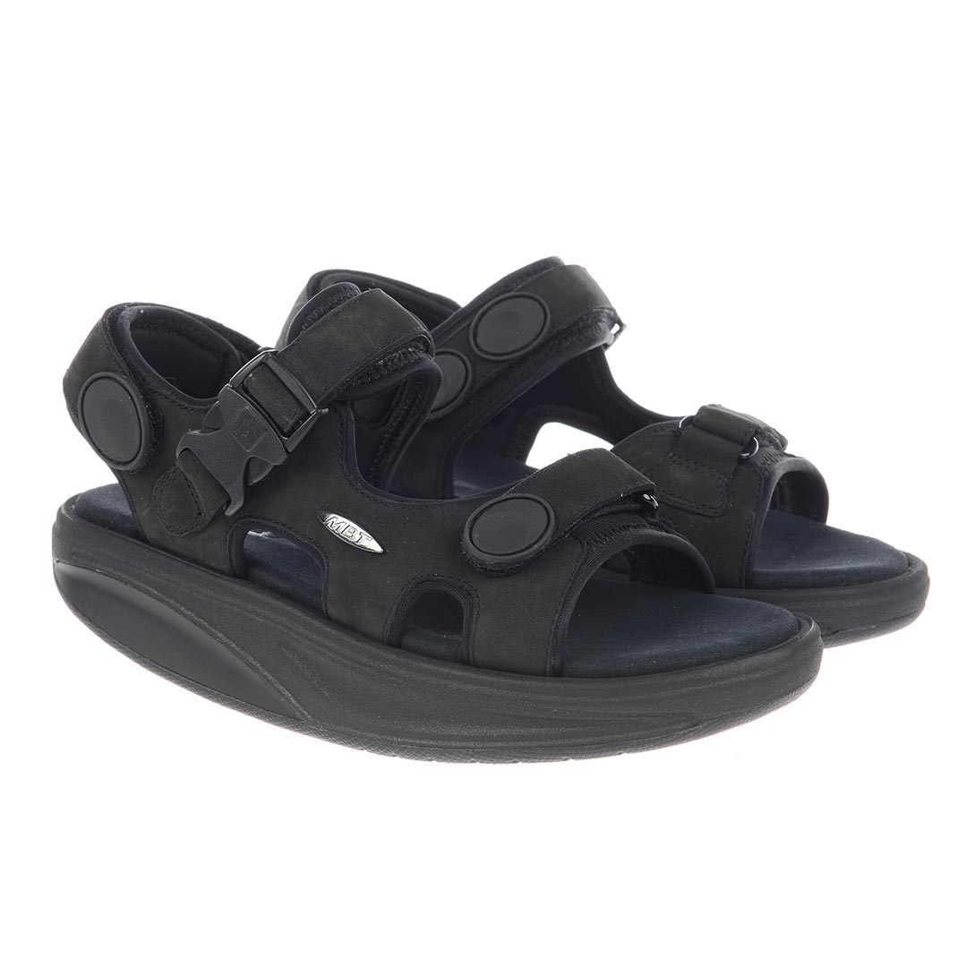 MBT Kisumu Classic Black Sandal Herr