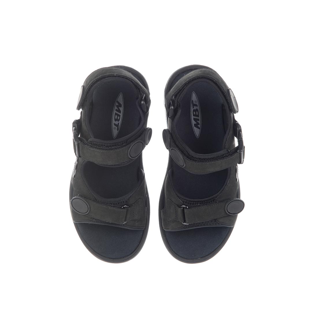 MBT Kisumu Classic Black Sandal Herr