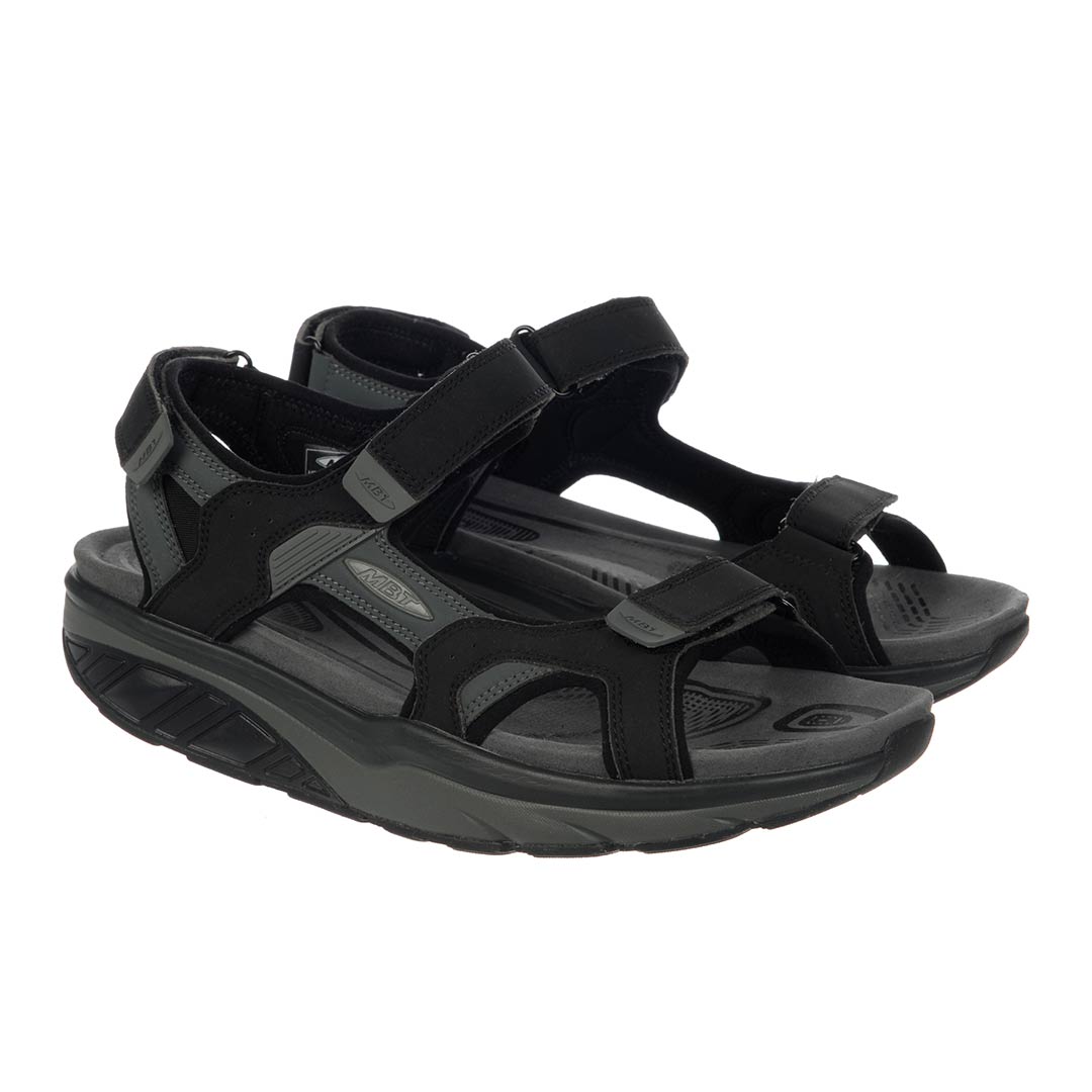 MBT Saka 6S Sport Black Charcoal Gray Sandal Herr